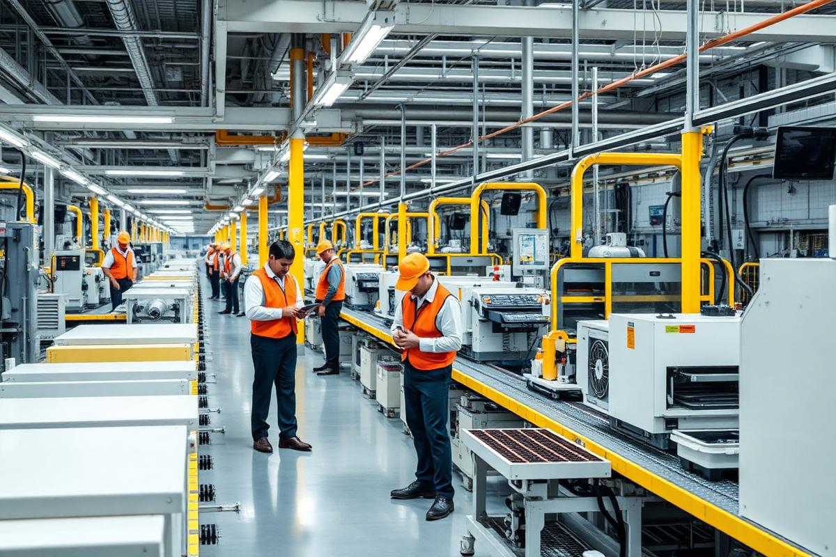 Padronização operacional em planta industrial